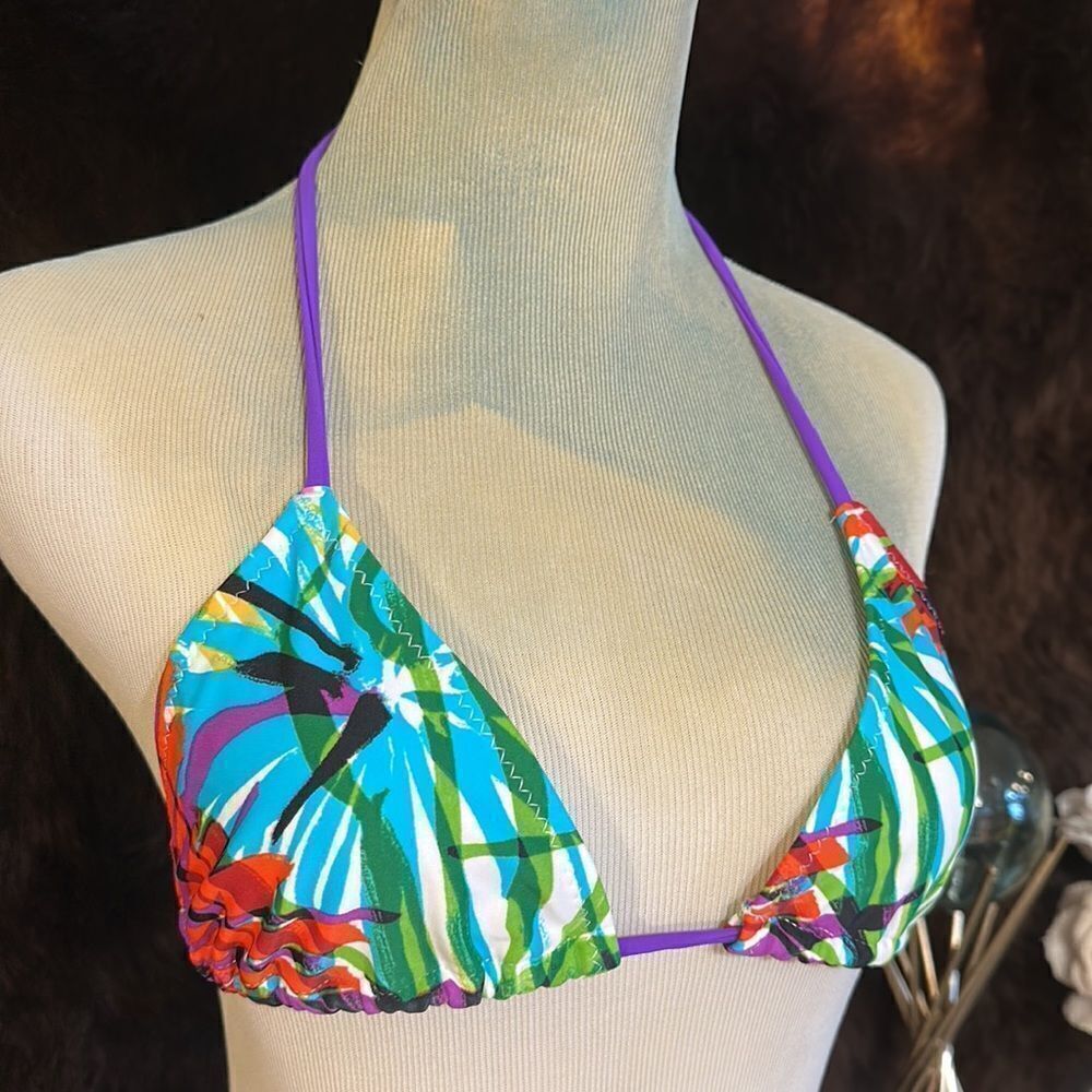 Ivory surf string bikini S (6032) - Picture 2 of 6